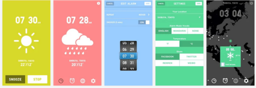 Обо всем - Uniqlo - будильничек в телефон и прочие кавайки